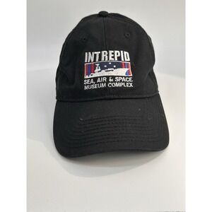 Vintage INTREPID SEA, AIR & SPACE MUSEUM Trucker Hat Baseball Cap Adjustable